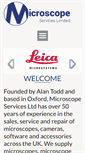 Mobile Screenshot of microscopeservices.co.uk